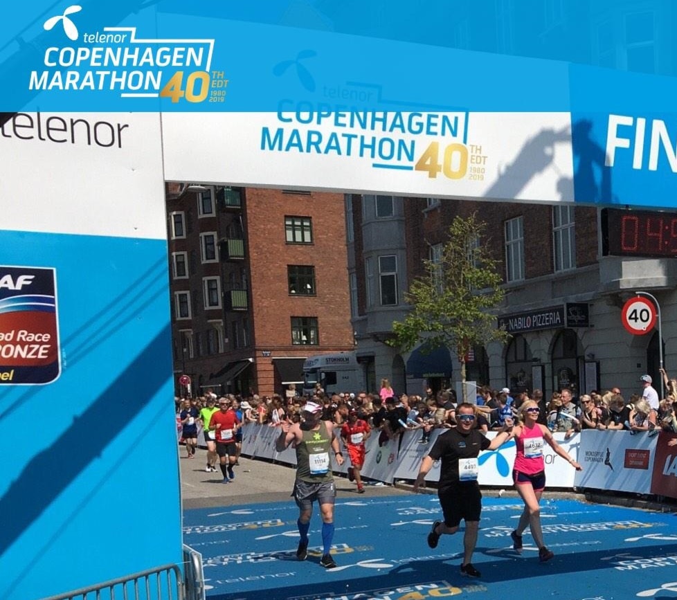 Flott innsats under Copenhagen Marathon